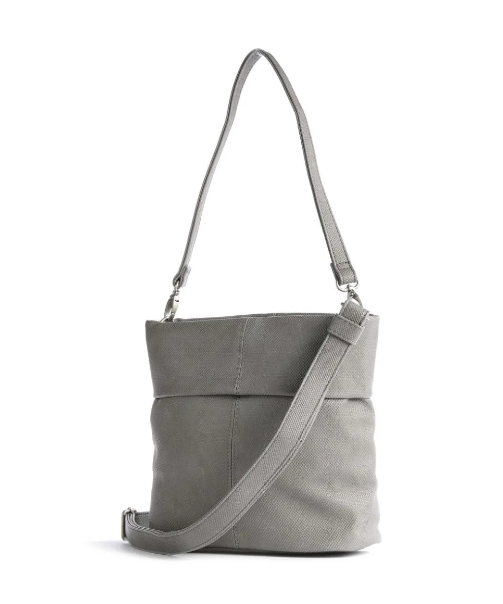 Mademoiselle.M M8 Schultertasche Lederimitat grau