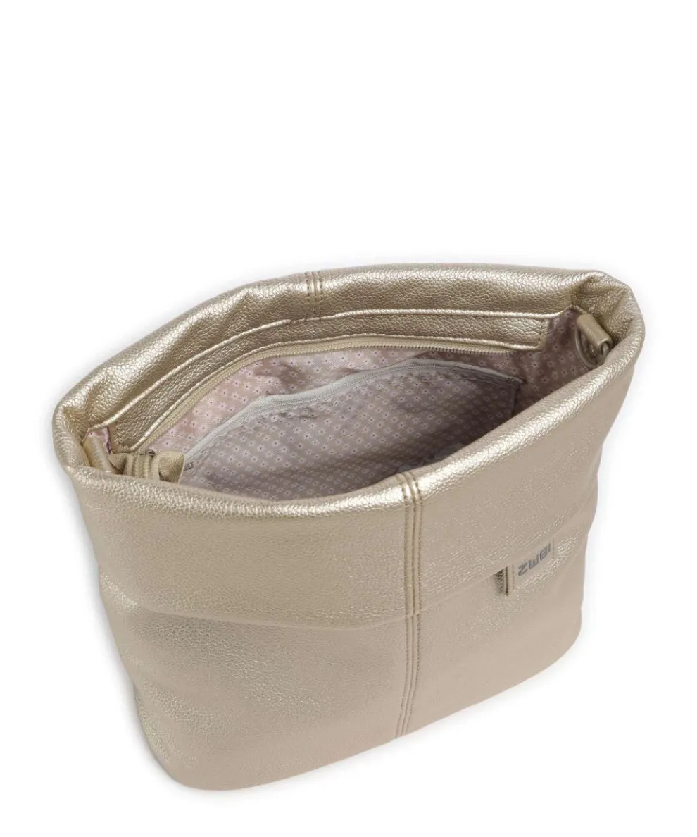 Mademoiselle.M M8 Schultertasche Lederimitat gold