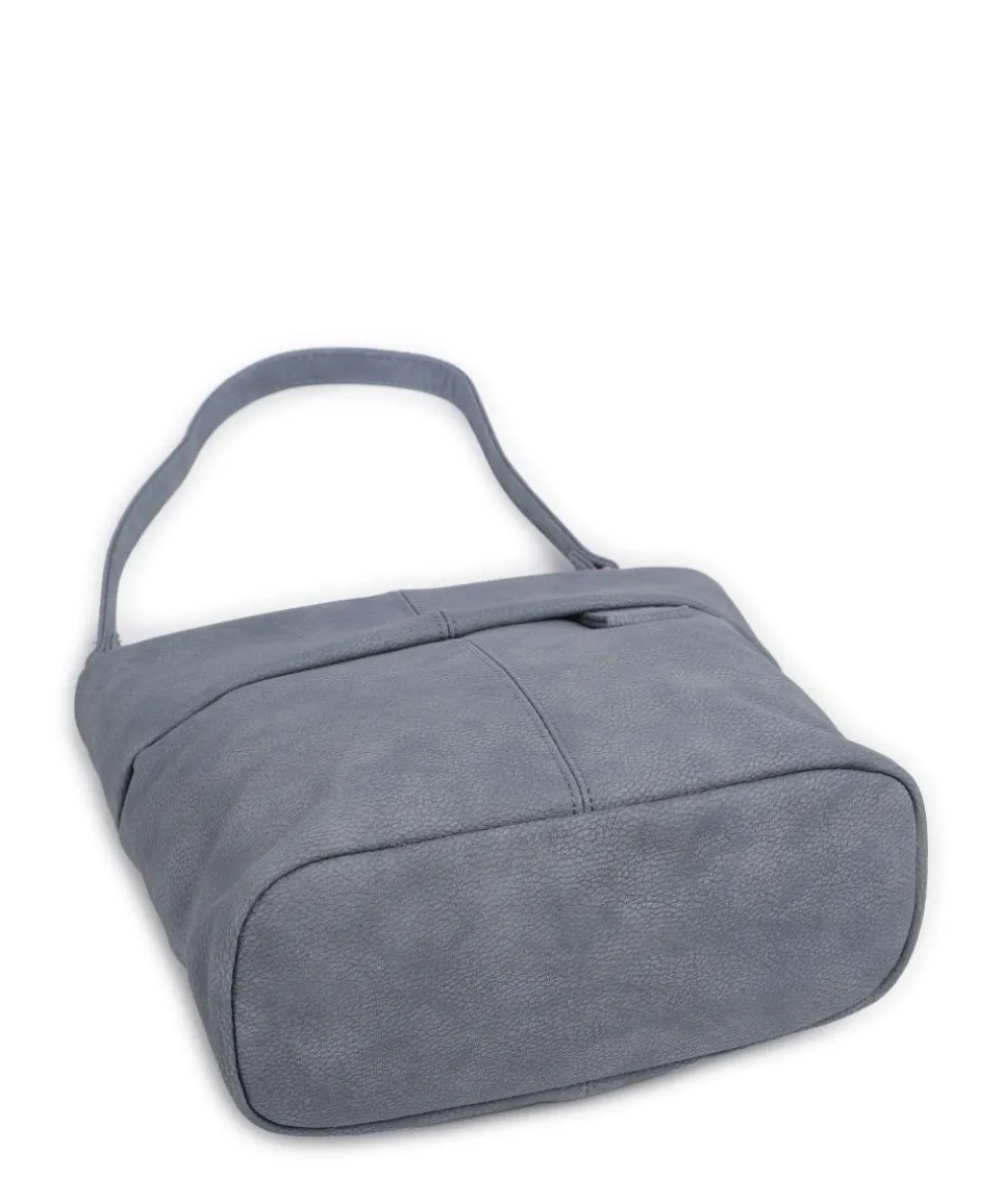 Mademoiselle.M M8 Schultertasche Lederimitat blau