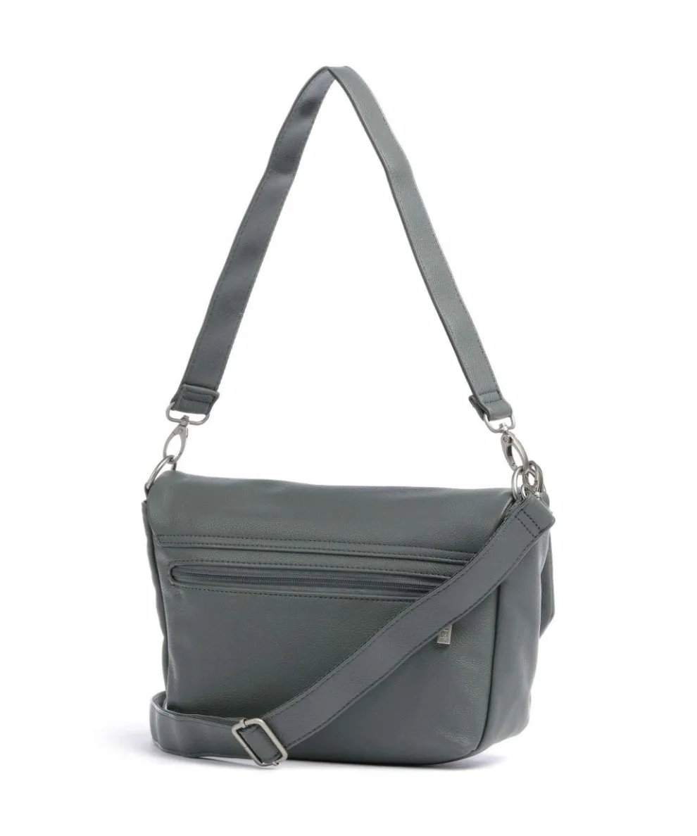 Mademoiselle.M M60 Schultertasche Lederimitat graugrün