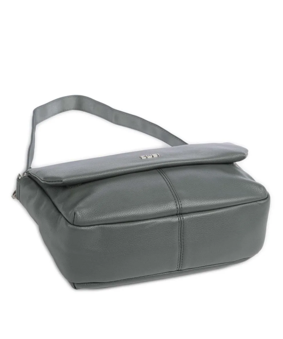 Mademoiselle.M M60 Schultertasche Lederimitat graugrün