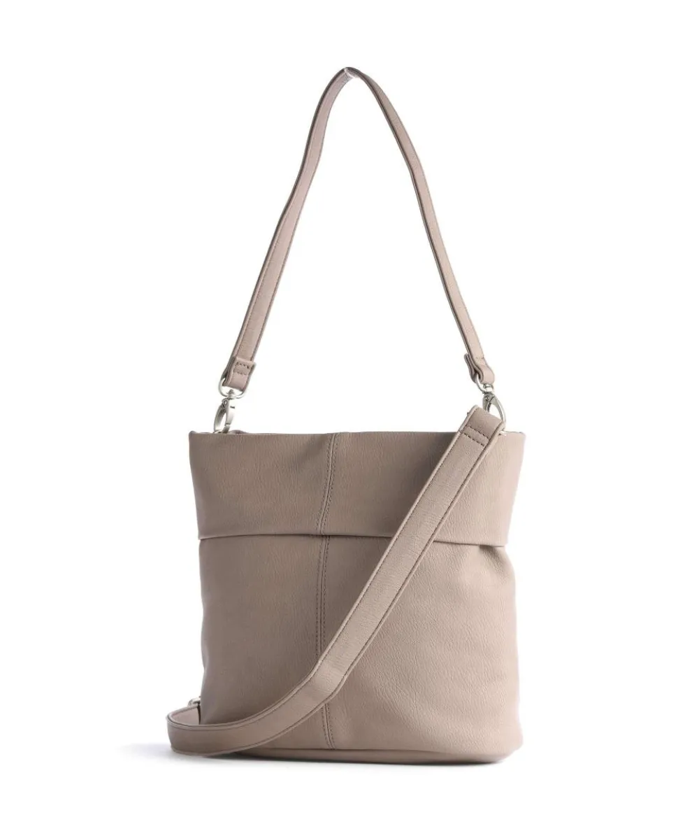Mademoiselle.M M8 Schultertasche Lederimitat hellbraun