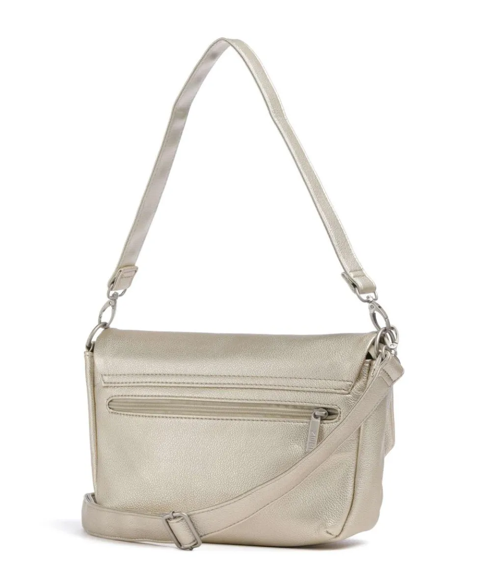 Mademoiselle.M M60 Schultertasche Lederimitat gold