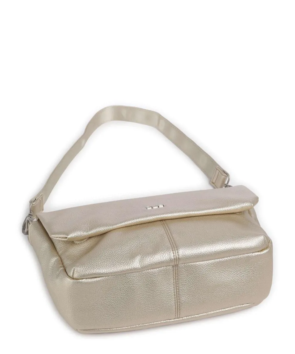 Mademoiselle.M M60 Schultertasche Lederimitat gold