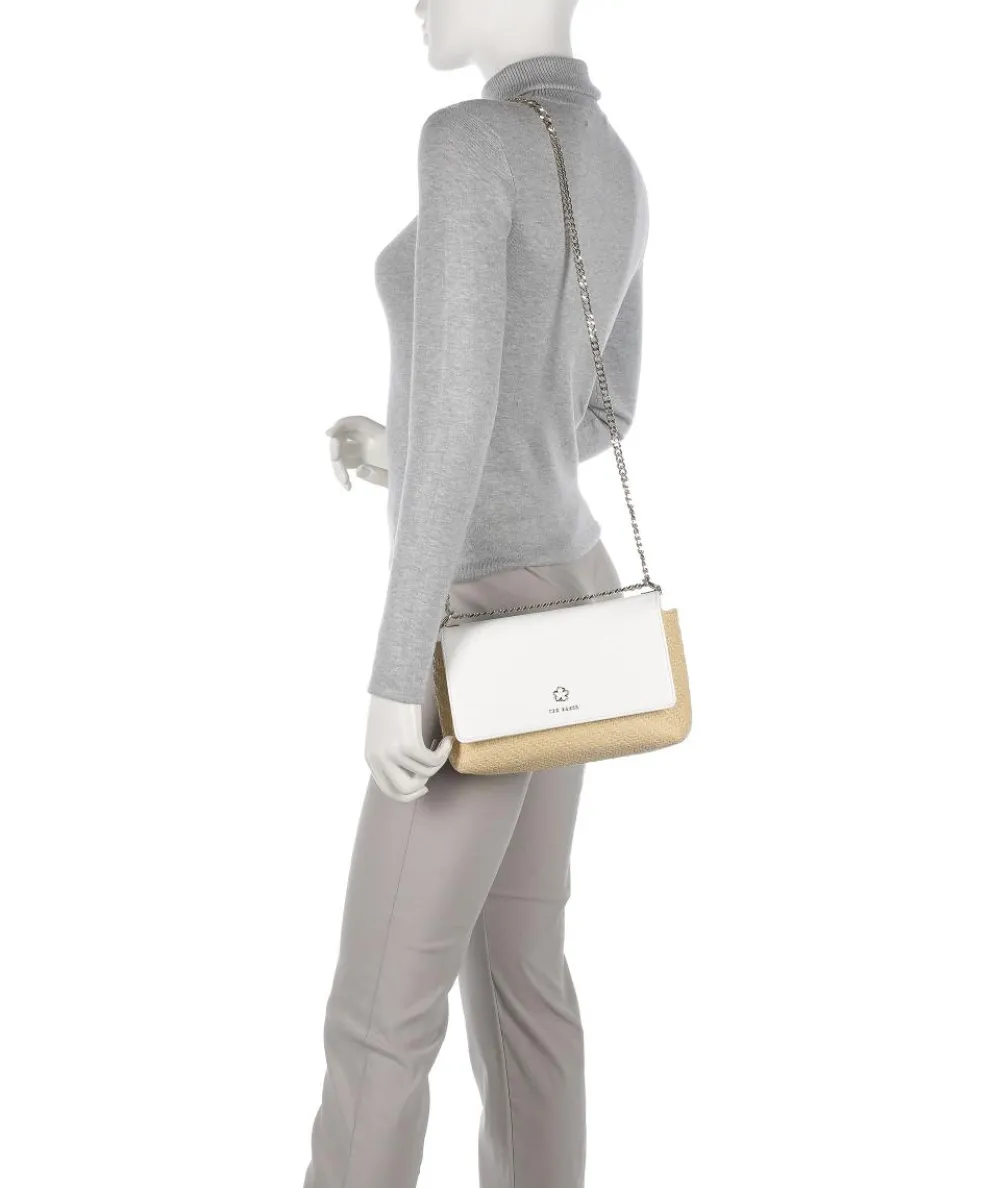 Magdie Umhängetasche Polypropylen natur/weiß