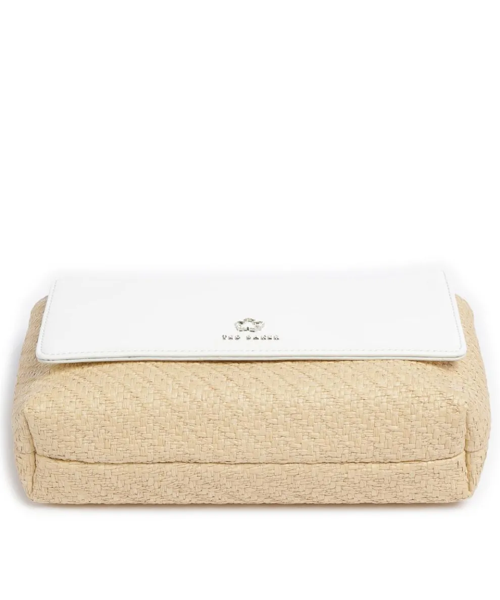 Magdie Umhängetasche Polypropylen natur/weiß