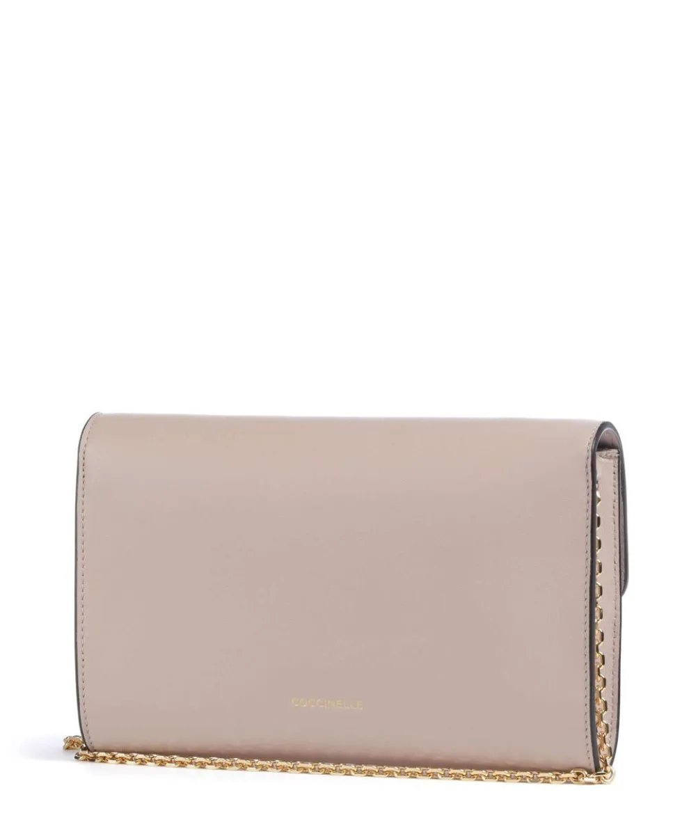 Magie 2Nite Umhängetasche genarbtes Leder altrosa