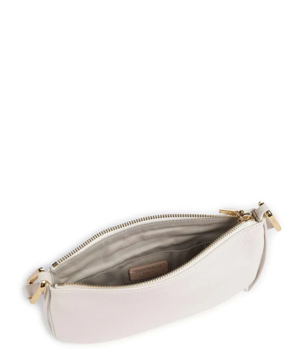 Magie Umhängetasche genarbtes Rindsleder weiß