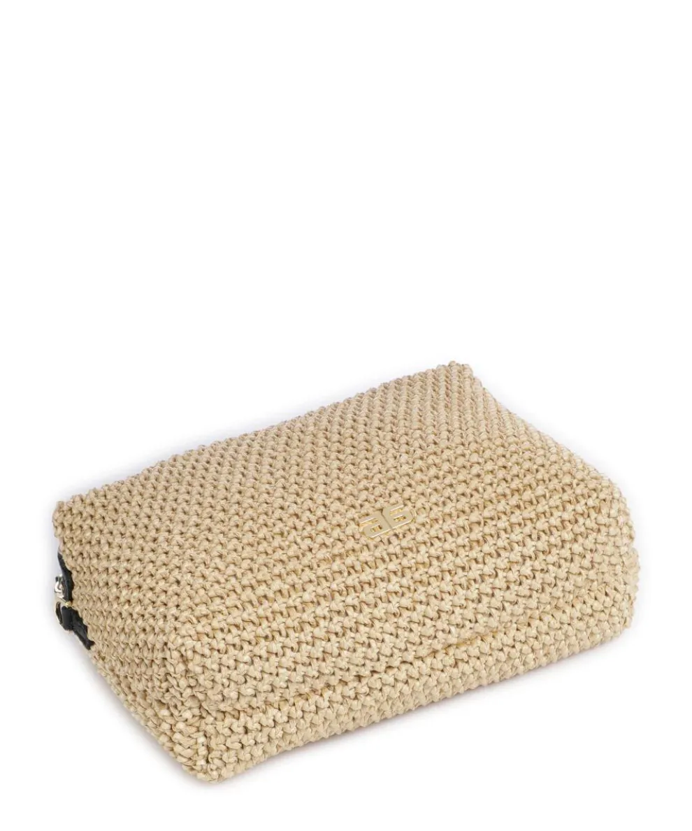 Maglia Raffia Kaia Umhängetasche Bast natur/schwarz