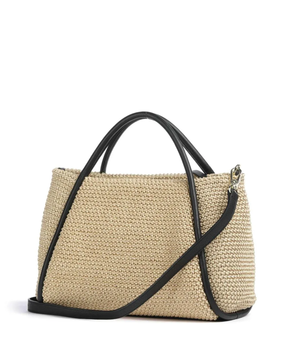 Maglia Raffia Willow Handtasche Bast natur/schwarz