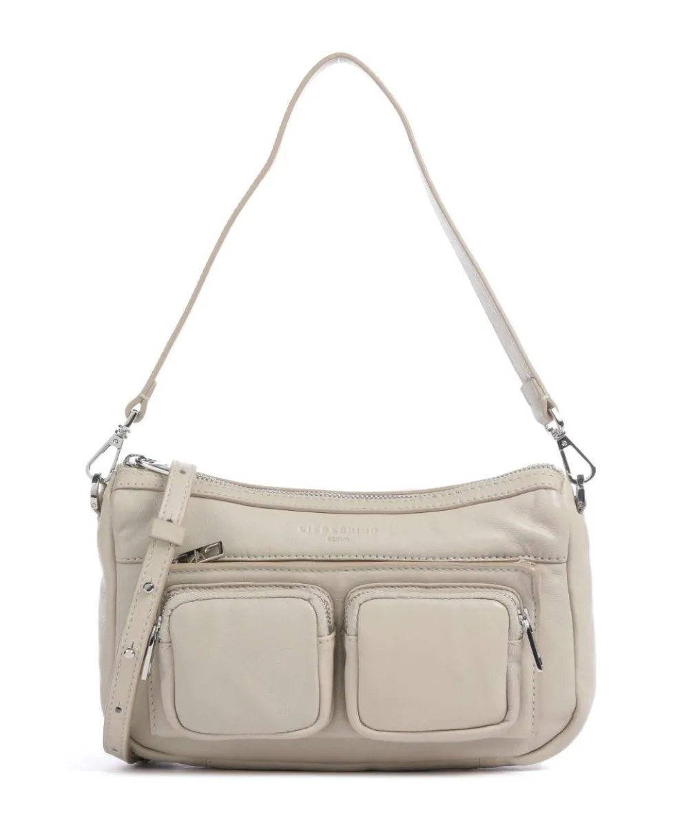 Maia Sheep Natural S Schultertasche Schafsleder beige