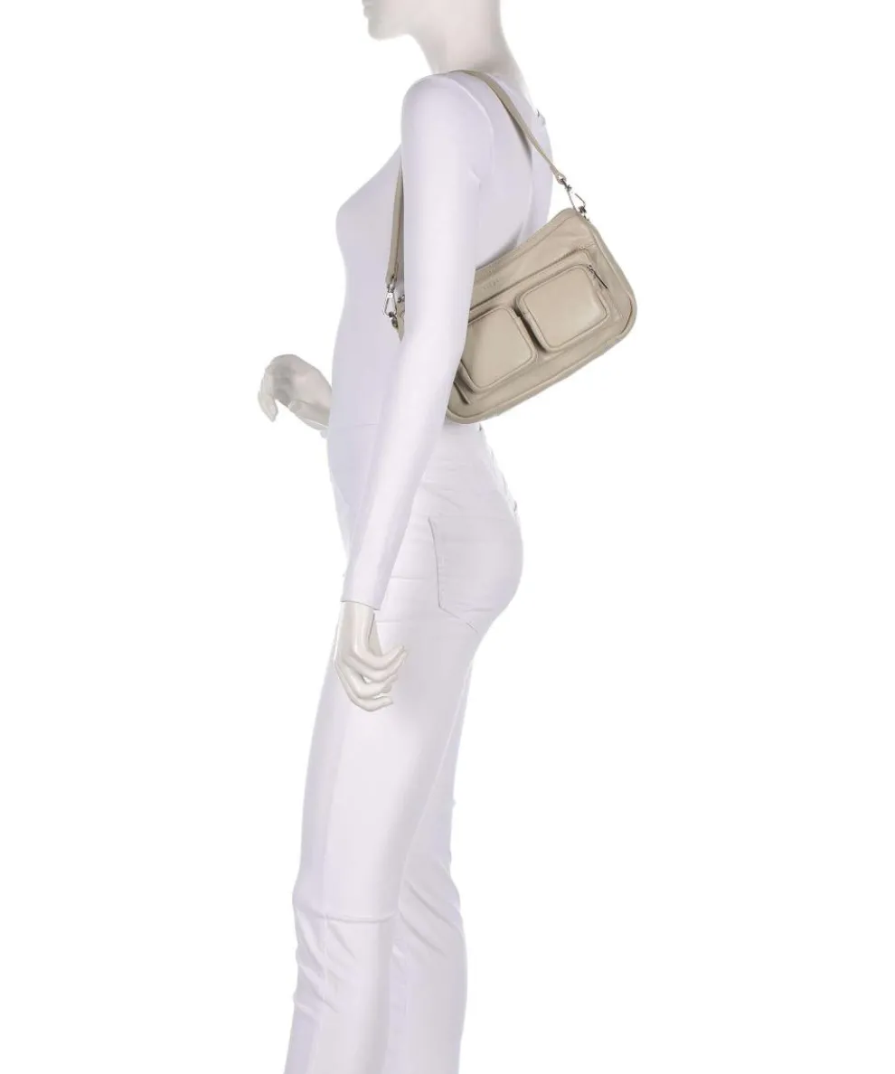 Maia Sheep Natural S Schultertasche Schafsleder beige