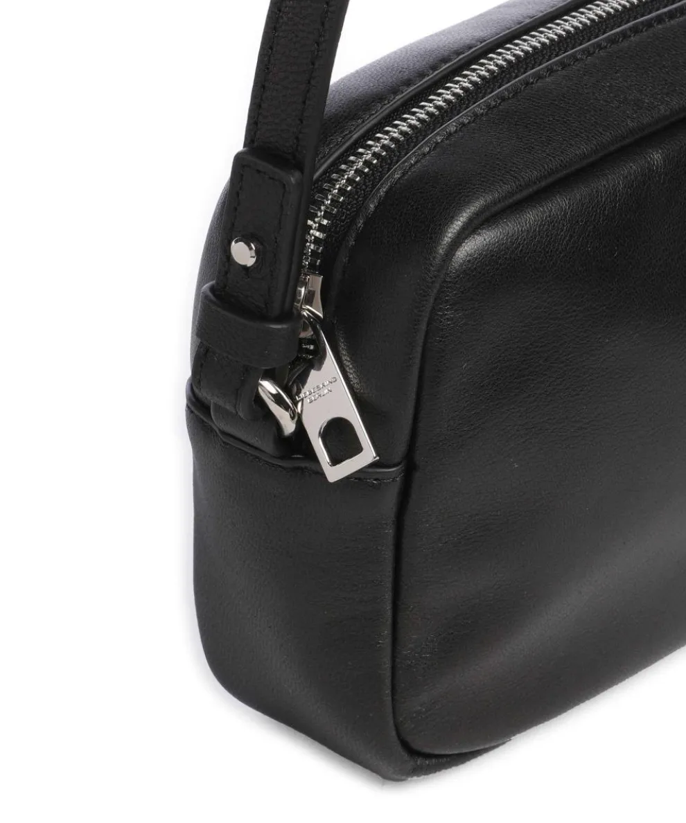 Maia Sheep Natural S Umhängetasche Schafsleder schwarz