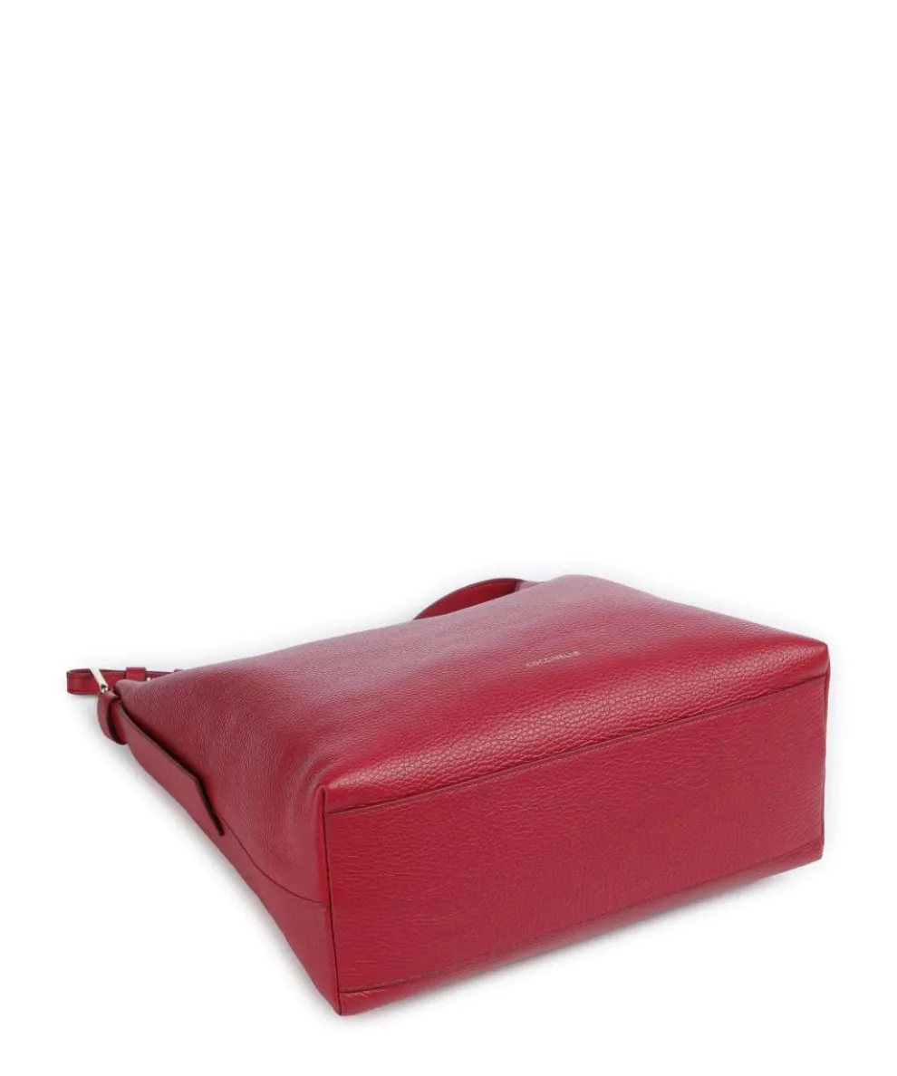 Malory Beuteltasche genarbtes Rindsleder rot