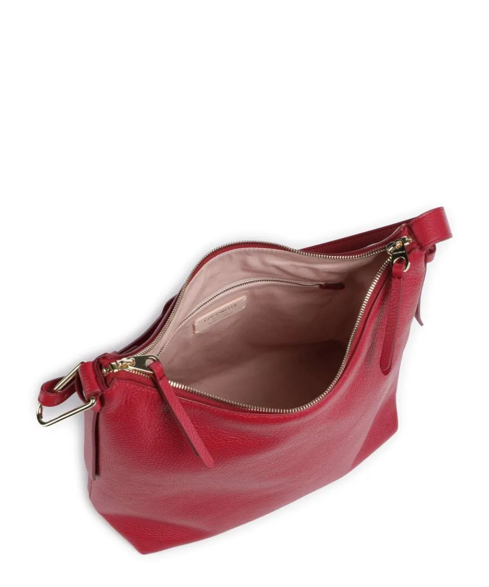 Malory Beuteltasche genarbtes Rindsleder rot