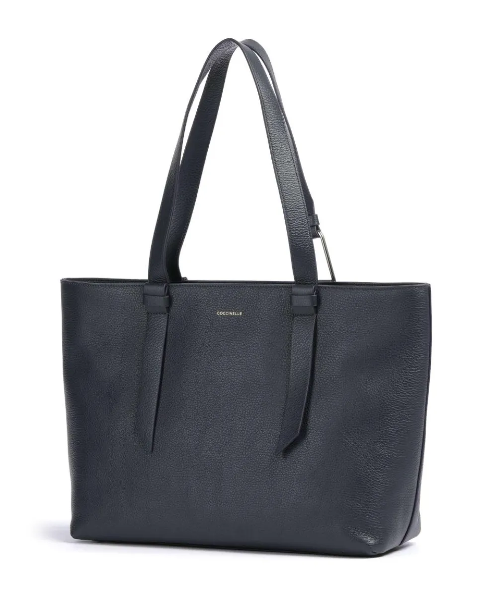 Malory Shopper genarbtes Rindsleder navy