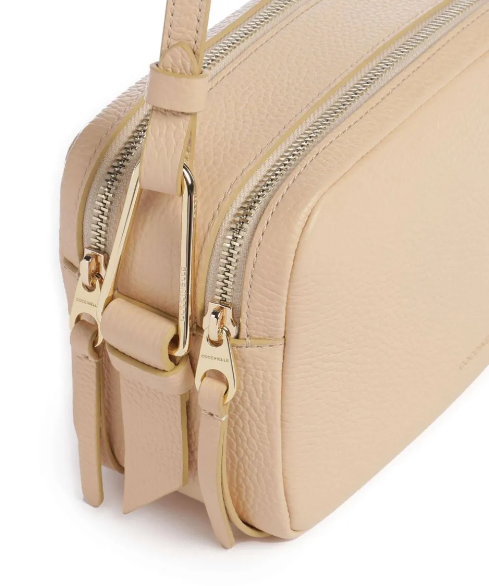 Malory Umhängetasche genarbtes Rindsleder natur