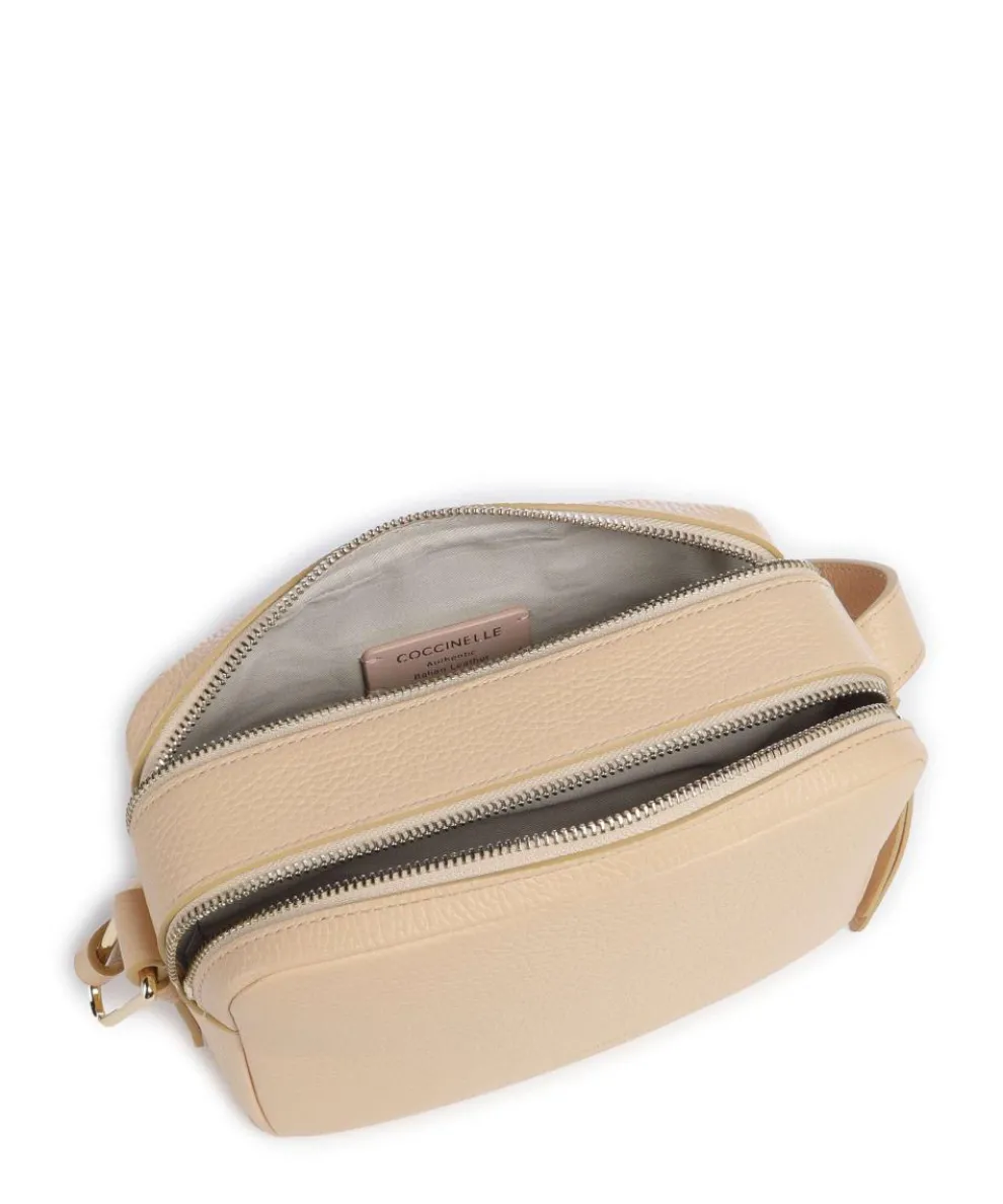 Malory Umhängetasche genarbtes Rindsleder natur