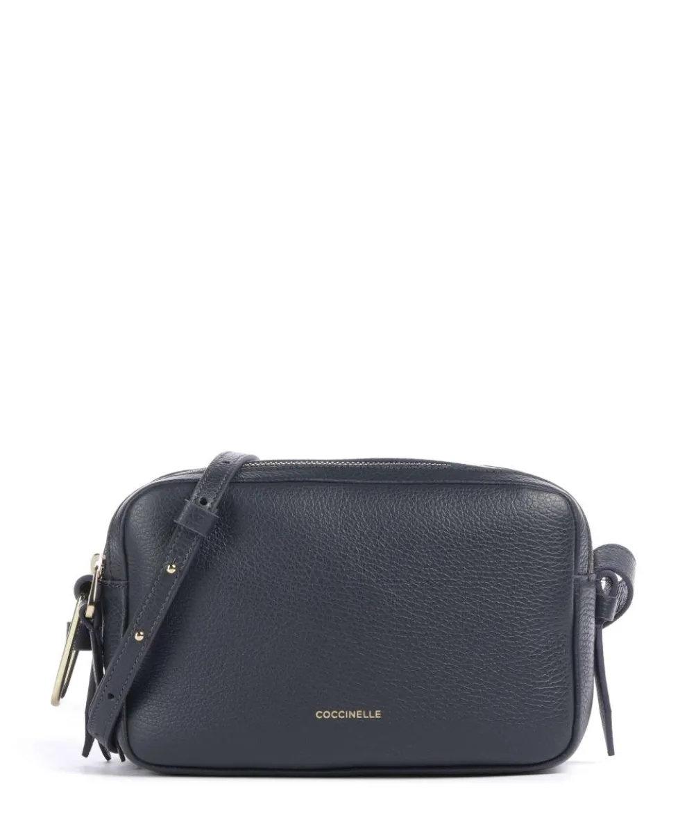 Malory Umhängetasche genarbtes Rindsleder navy