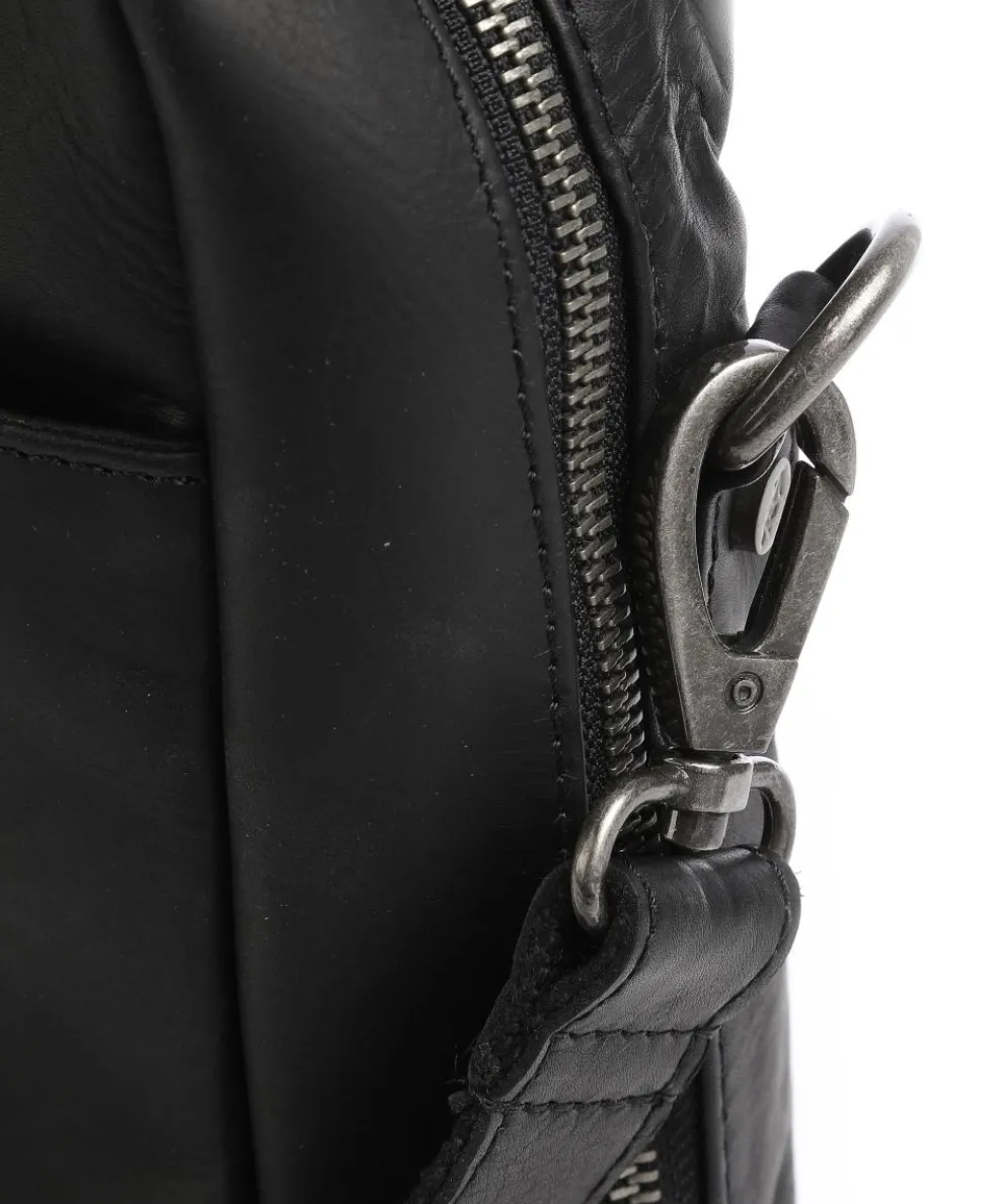 Manhattan Aktentasche 15″ Pull-Up Rindsleder schwarz