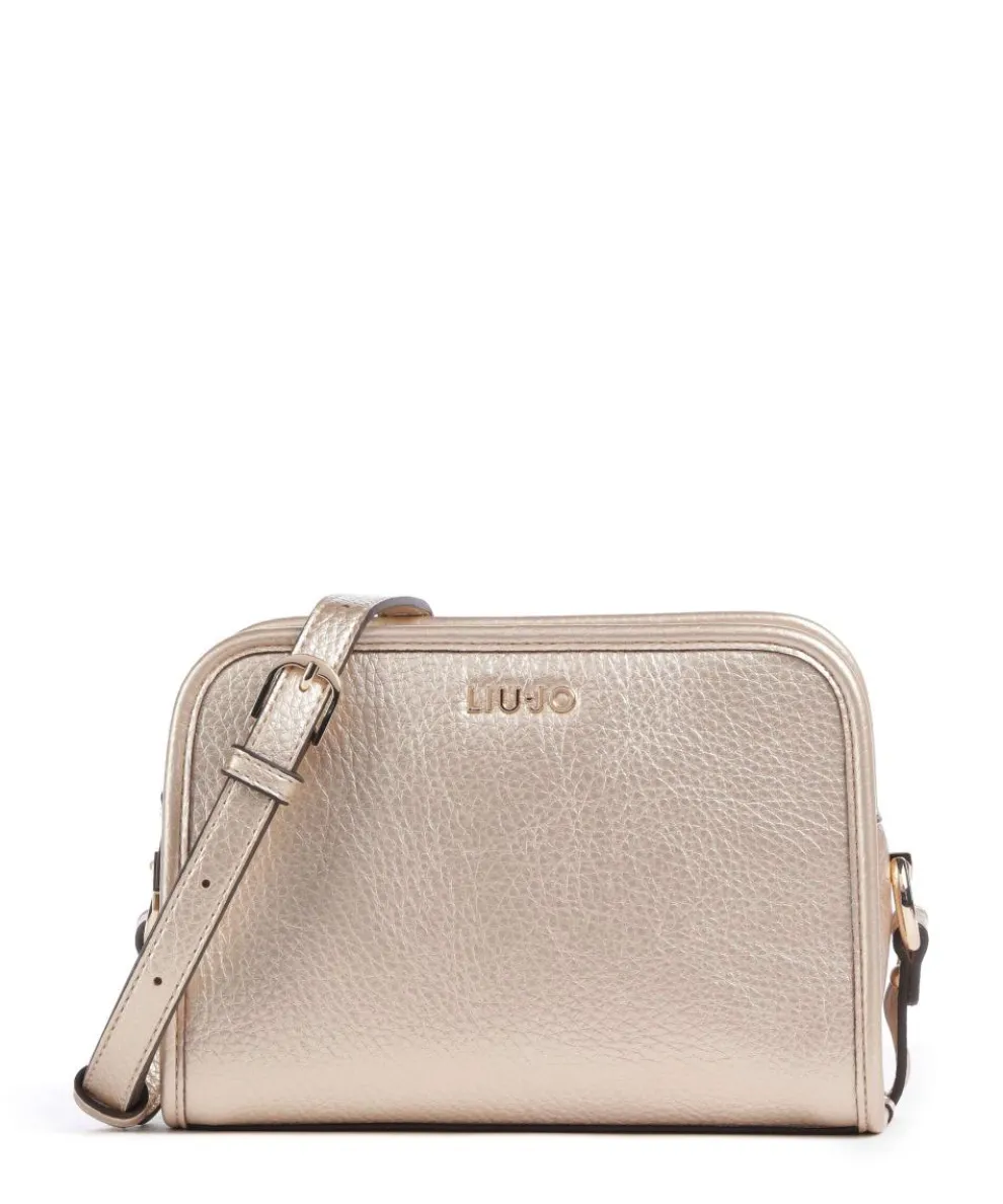 Manhattan M Umhängetasche Lederimitat gold