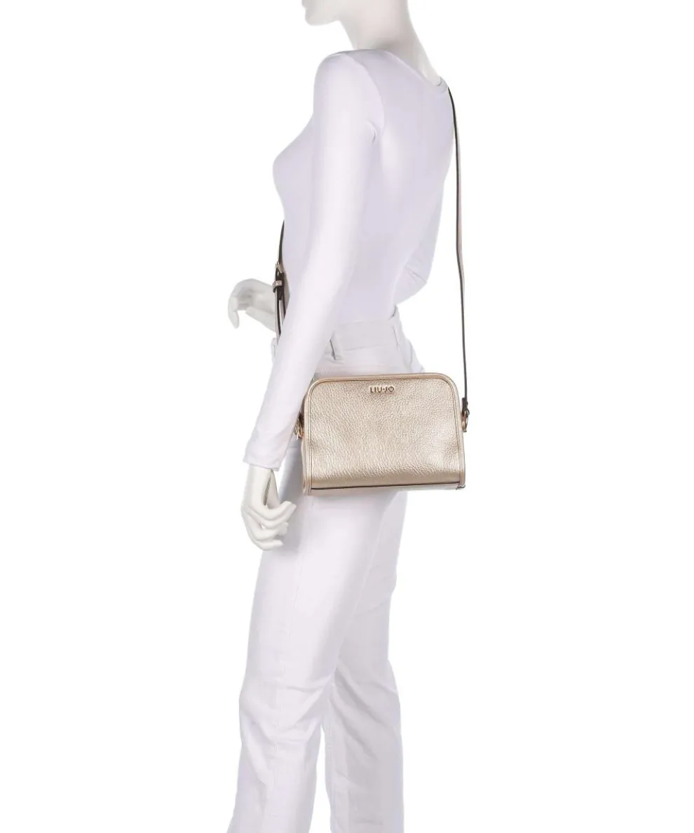 Manhattan M Umhängetasche Lederimitat gold