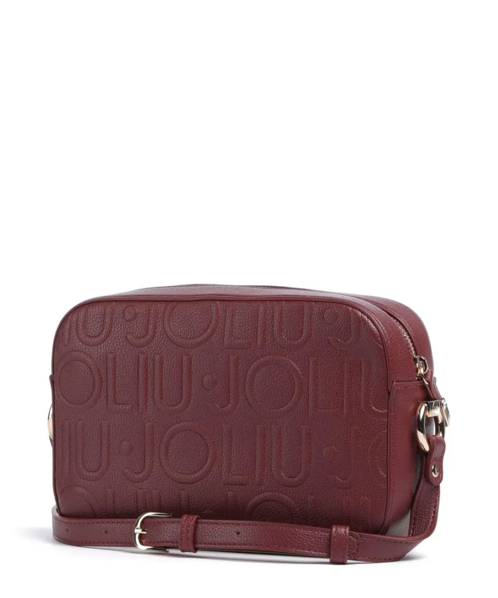 Manhattan M Umhängetasche Lederimitat wein