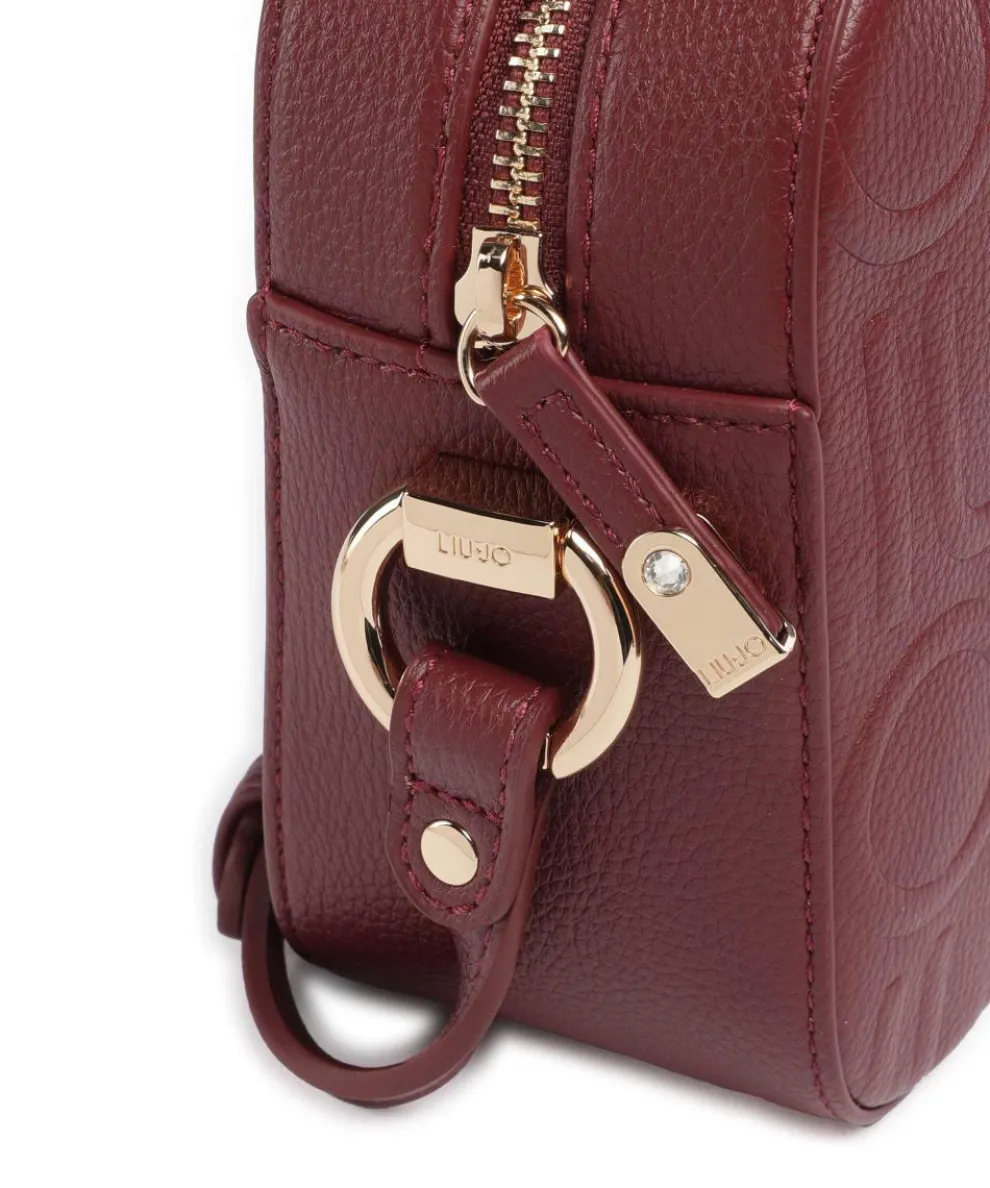 Manhattan M Umhängetasche Lederimitat wein