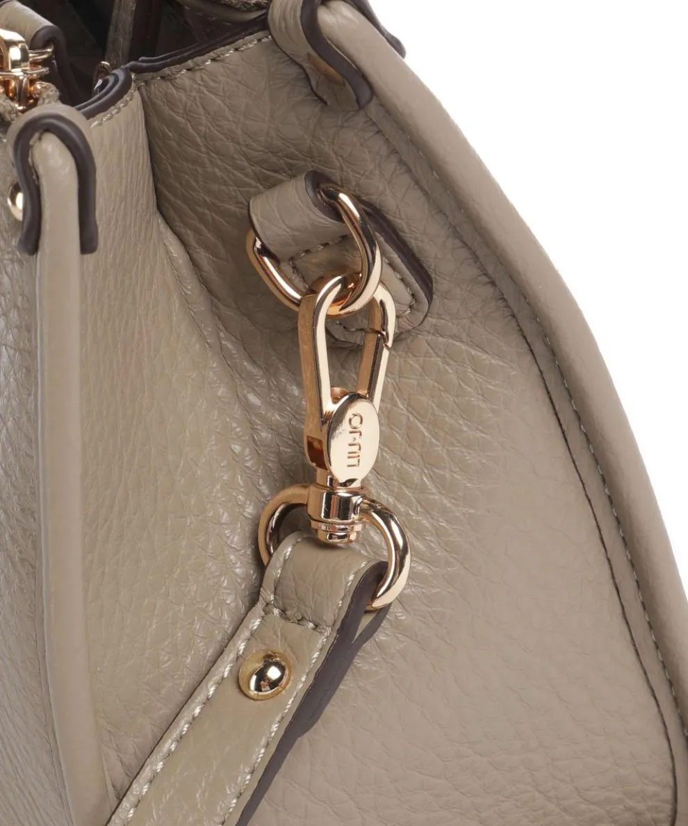 Manhattan S Handtasche Lederimitat taupe