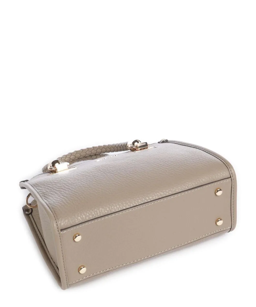 Manhattan S Handtasche Lederimitat taupe