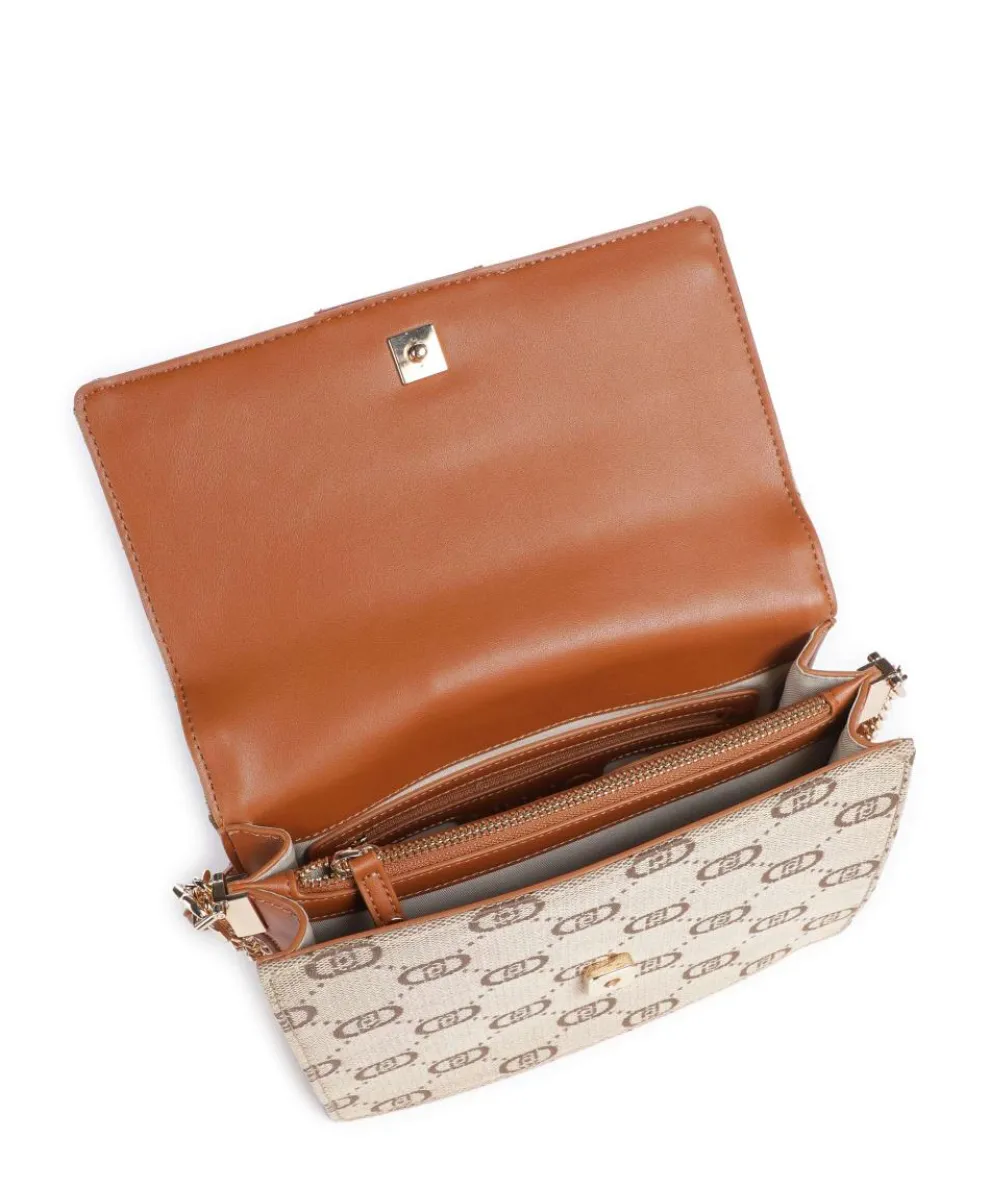 Manhattan Umhängetasche Polyester braun/beige