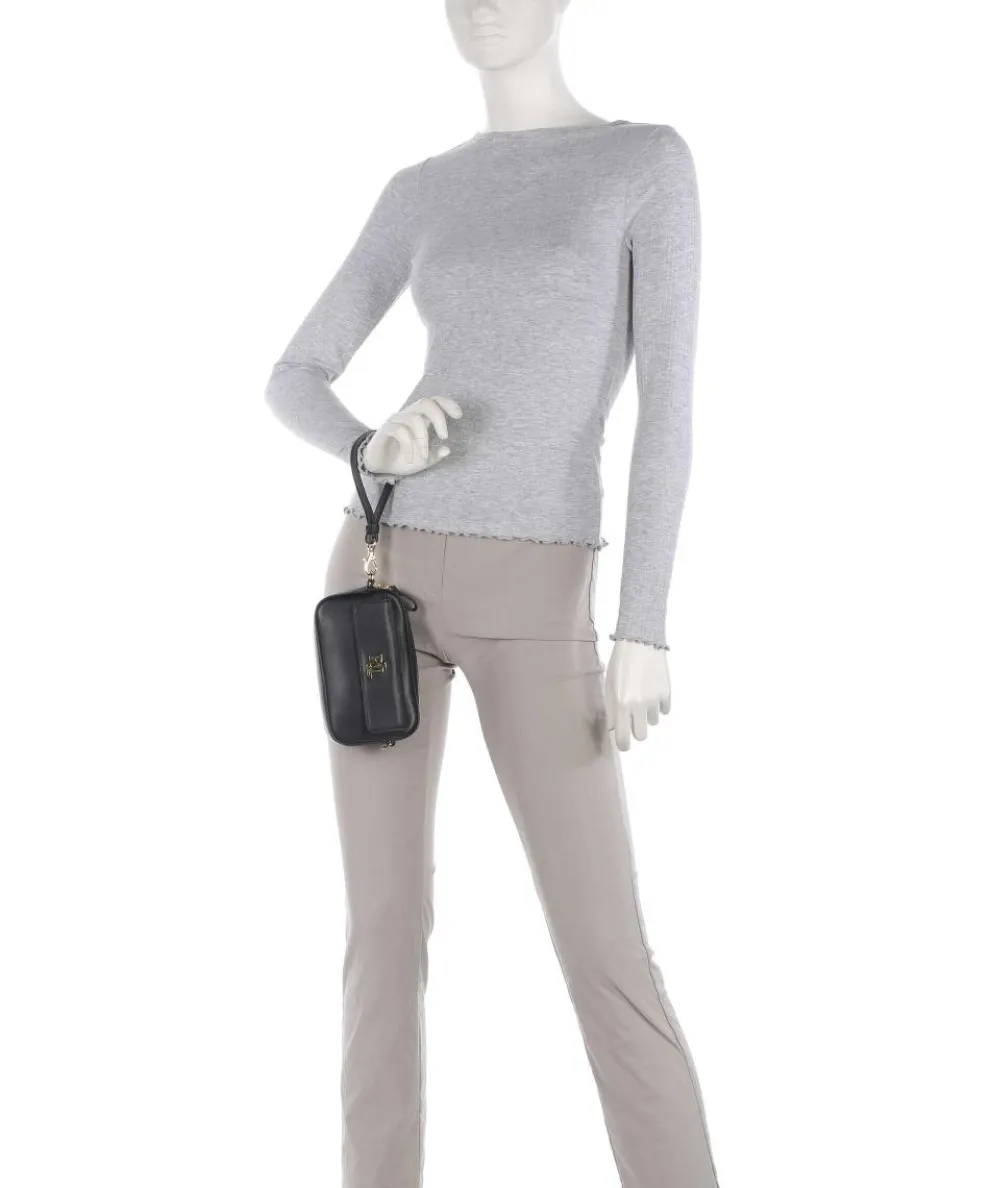 Marcy Small Umhängetasche fein genarbtes Rindsleder schwarz