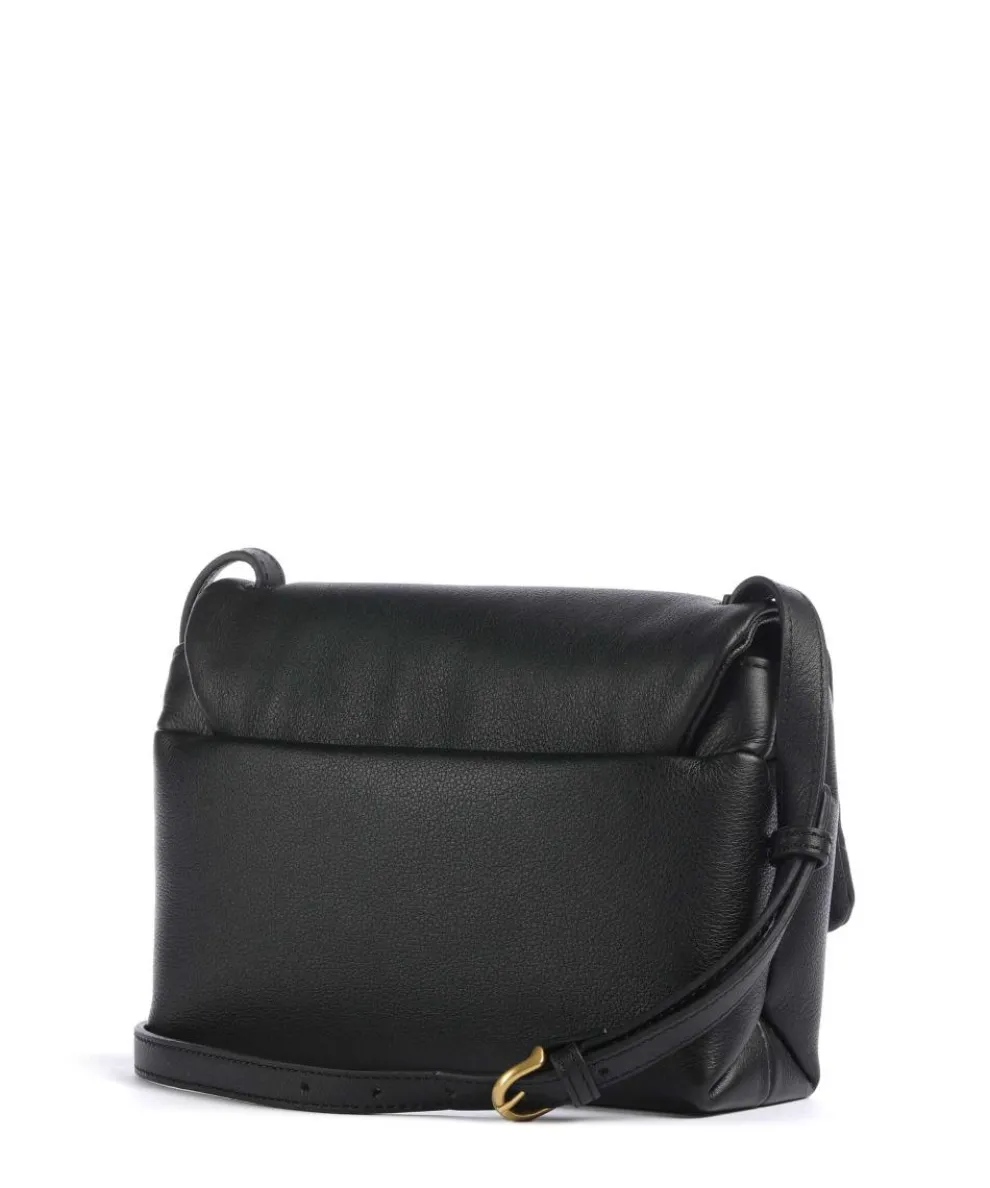 Marrisa Umhängetasche genarbtes Rindsleder schwarz