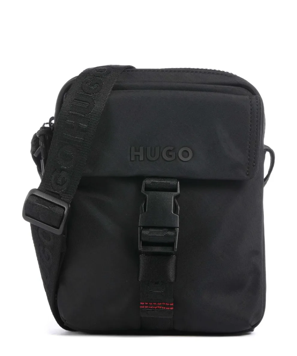 Marsel Umhängetasche recyceltes Polyamid schwarz