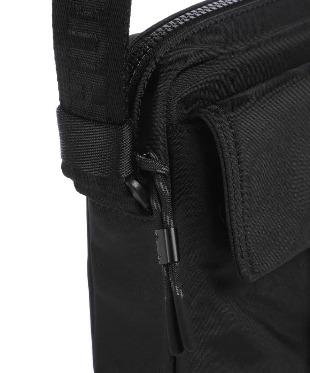 Marsel Umhängetasche recyceltes Polyamid schwarz