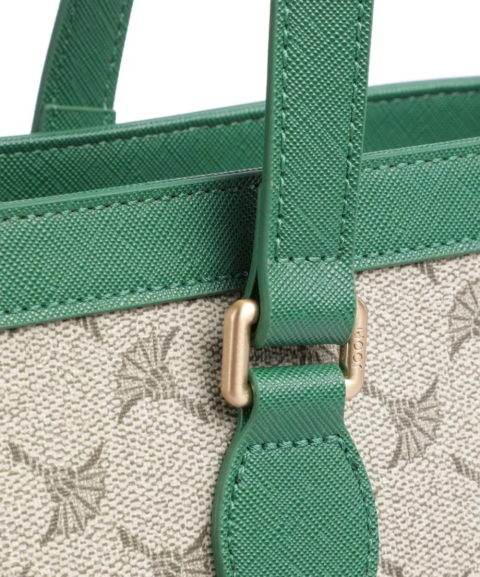 Mazzolino Diletta Mariella Shopper Lederimitat beige/grün