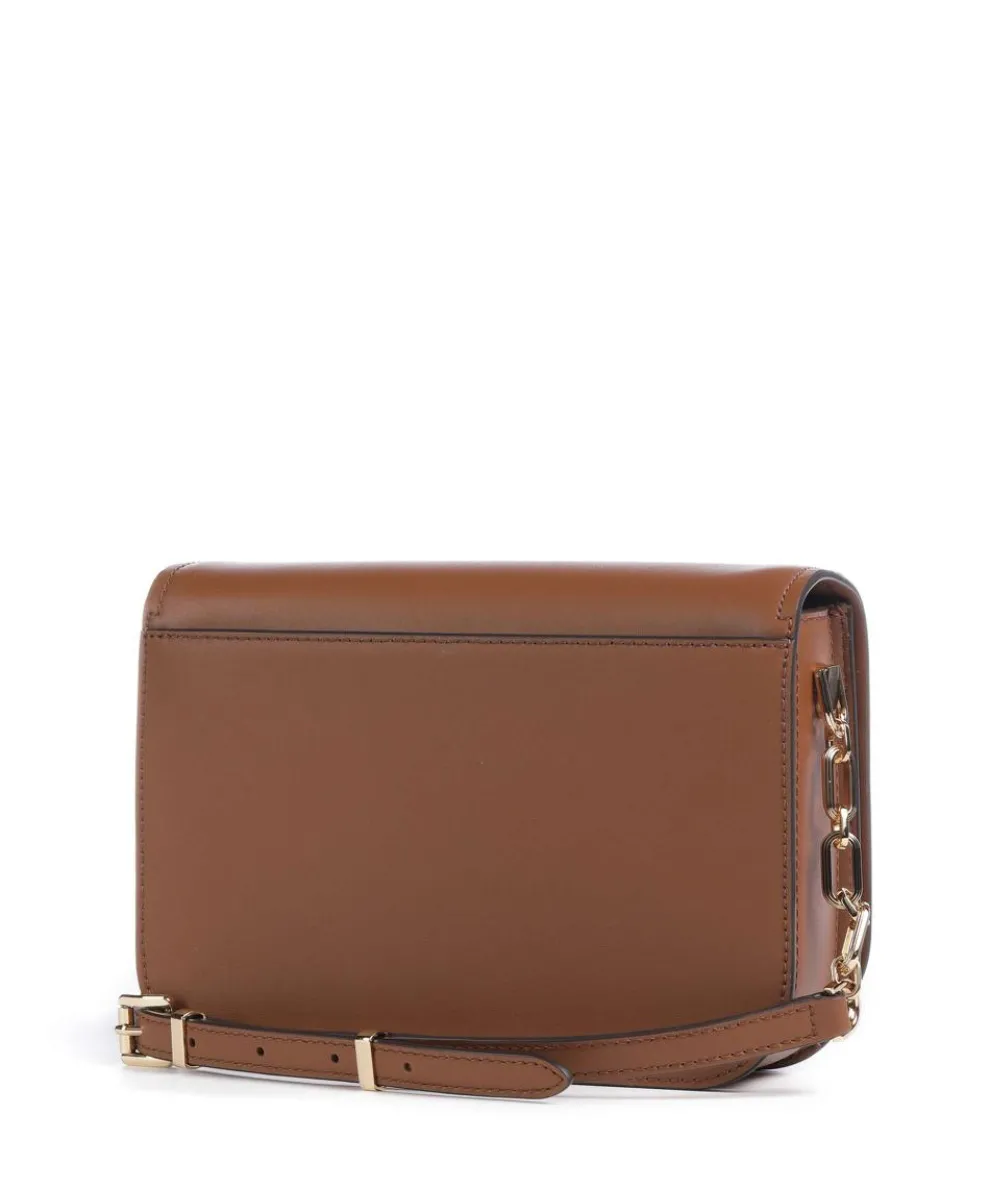 Delancey Umhängetasche fein genarbtes Leder braun