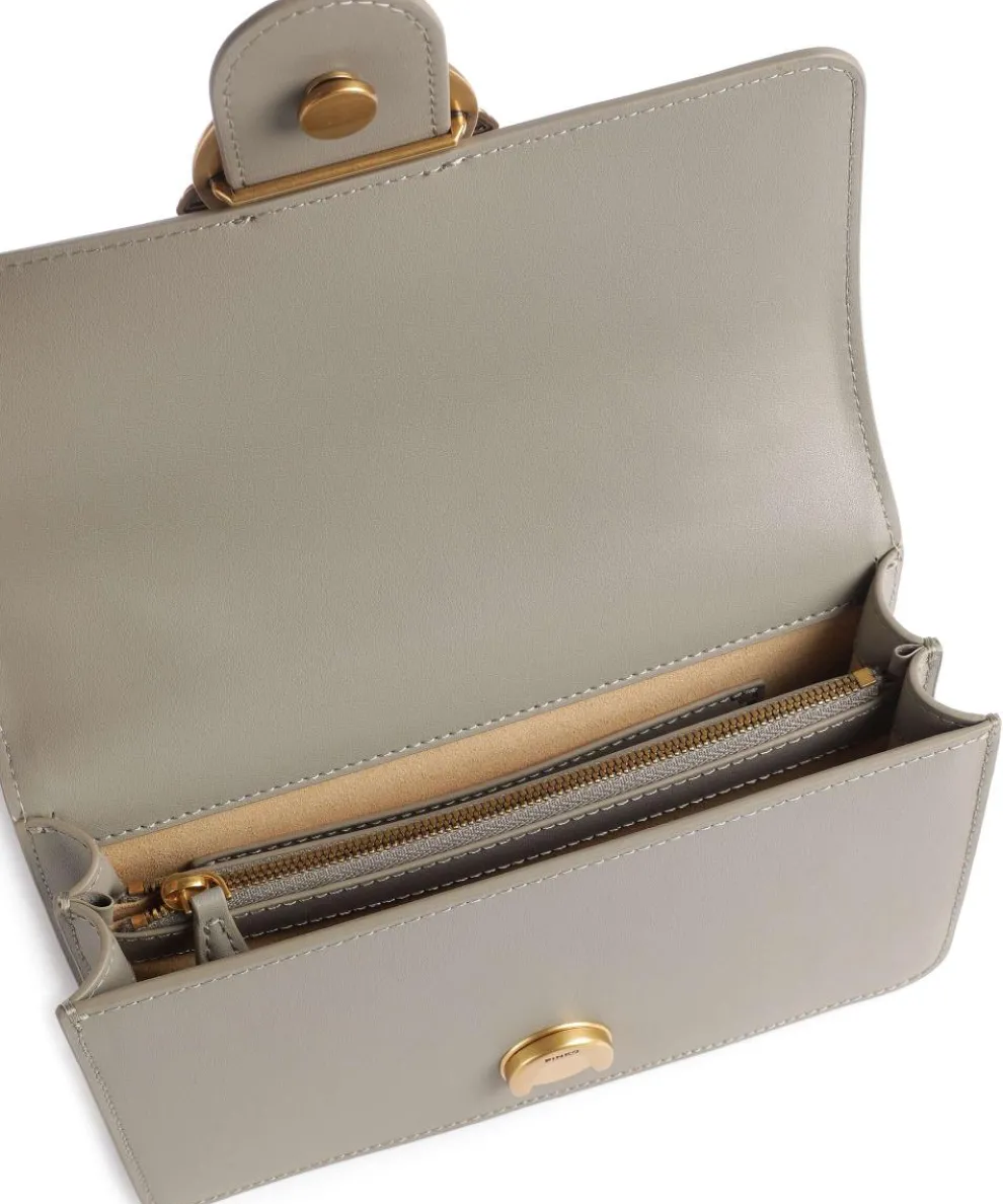 Love One Mini Umhängetasche fein genarbtes Kalbsleder taupe