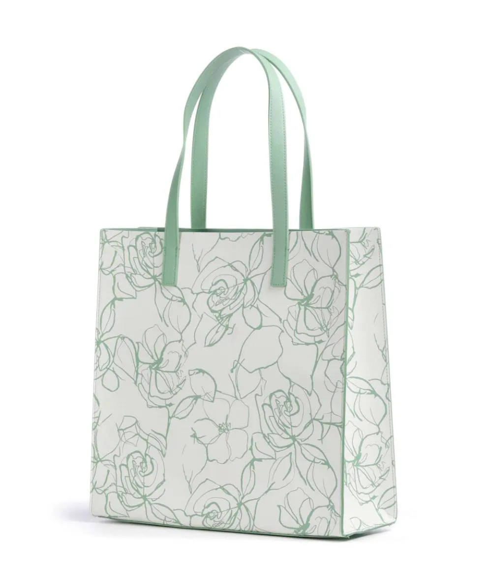 Meaicon Shopper Lederimitat weiß