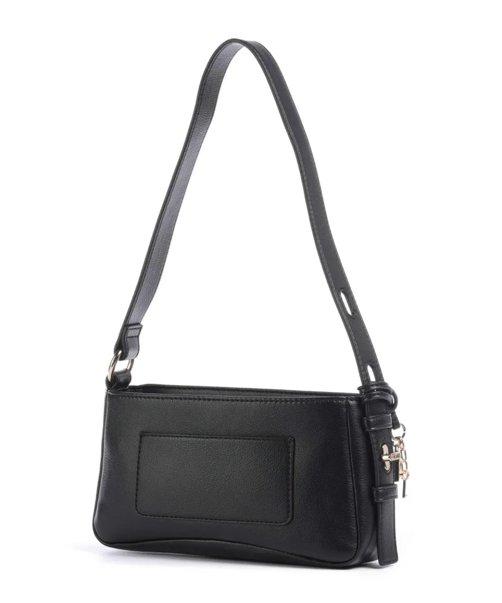 Mediana M Schultertasche Lederimitat schwarz