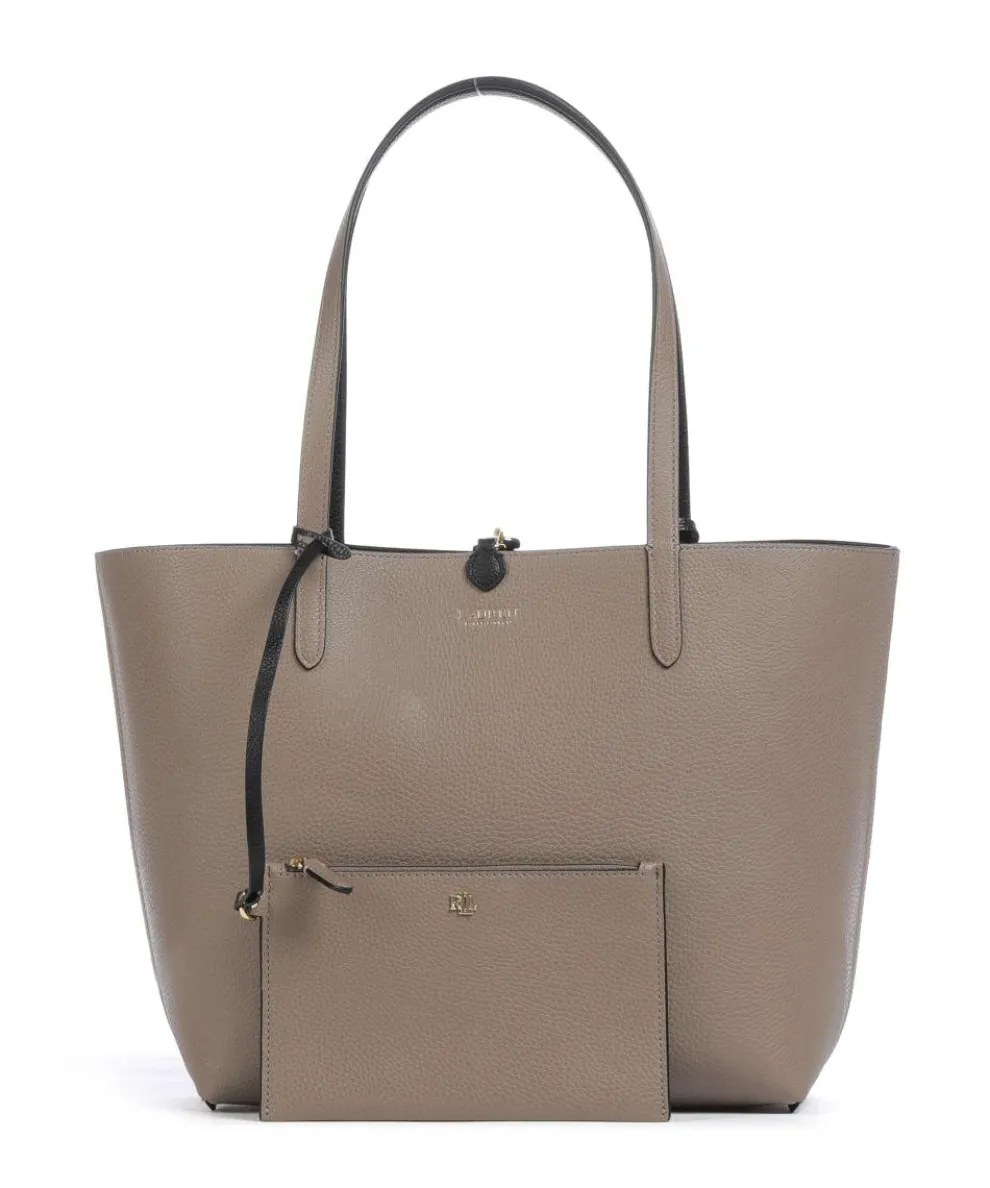 Medium Shopper Lederimitat schwarz