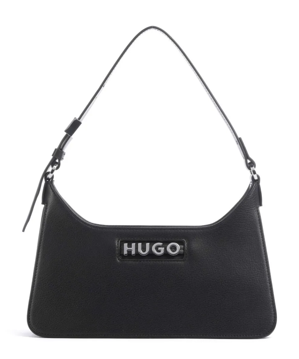 Mel 2.0 Schultertasche Lederimitat schwarz