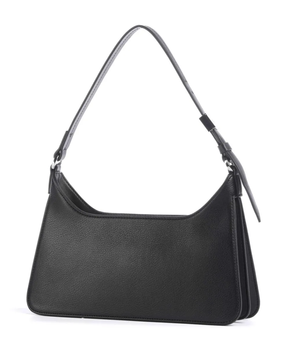 Mel 2.0 Schultertasche Lederimitat schwarz