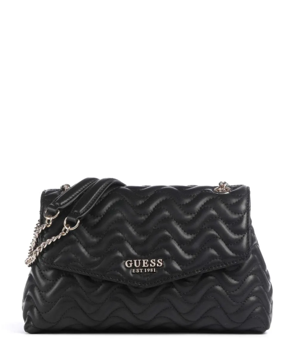 Melisandra Schultertasche Lederimitat schwarz