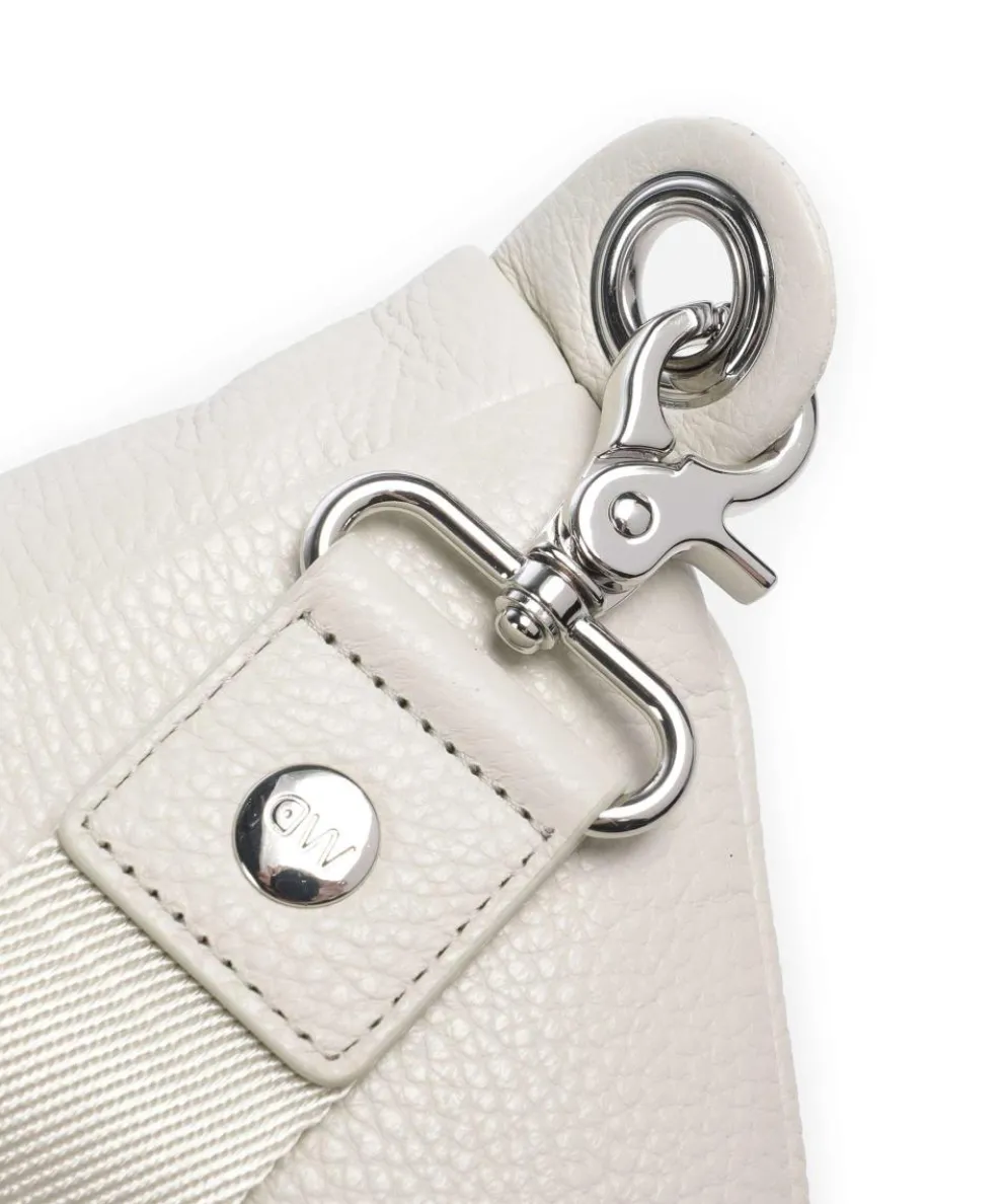 Mellow Leather Gürteltasche genarbtes Kalbsleder creme