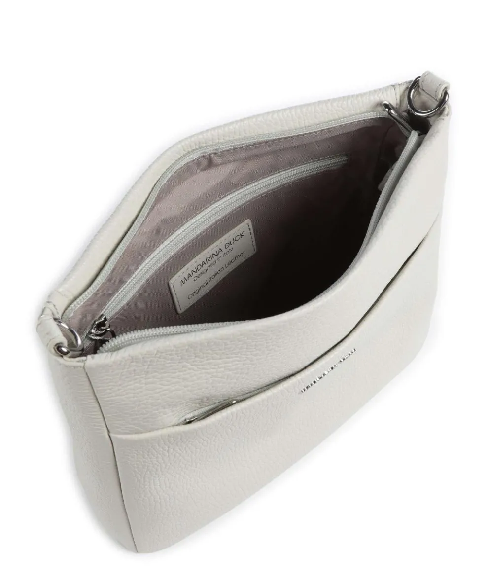 Mellow Leather Umhängetasche genarbtes Kalbsleder creme