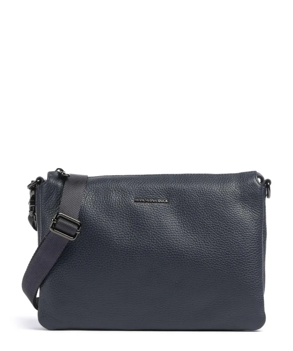 Mellow Leather Umhängetasche genarbtes Kalbsleder dunkelblau