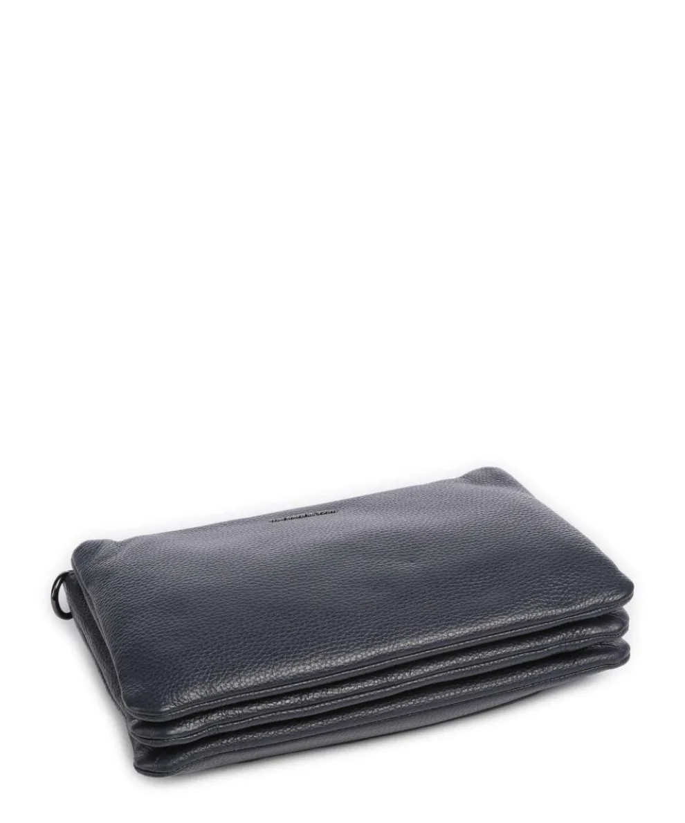 Mellow Leather Umhängetasche genarbtes Kalbsleder dunkelblau