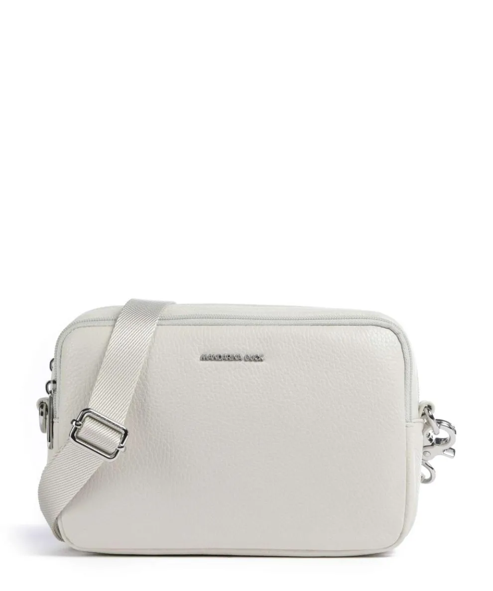 Mellow Leather Umhängetasche genarbtes Kalbsleder creme