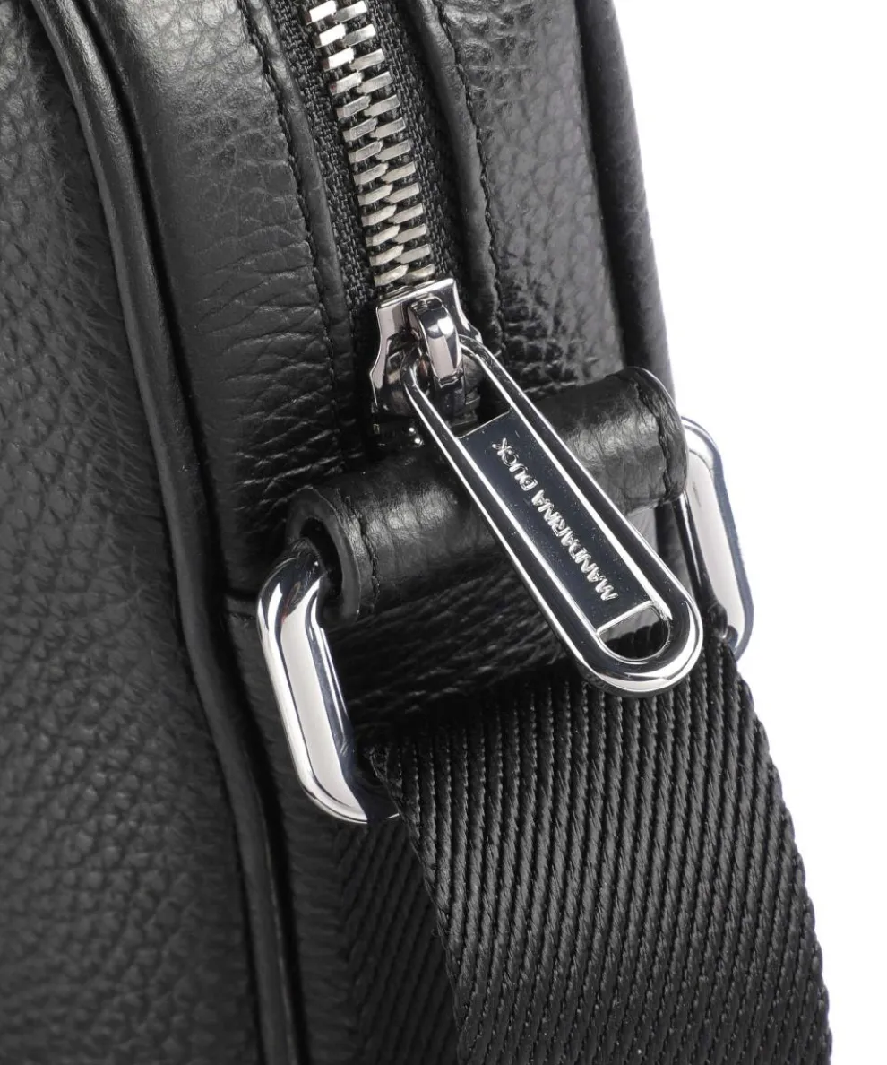 Mellow Urban Umhängetasche genarbtes Kalbsleder schwarz